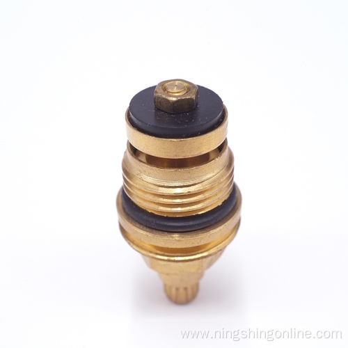 Brass core faucet cartridges